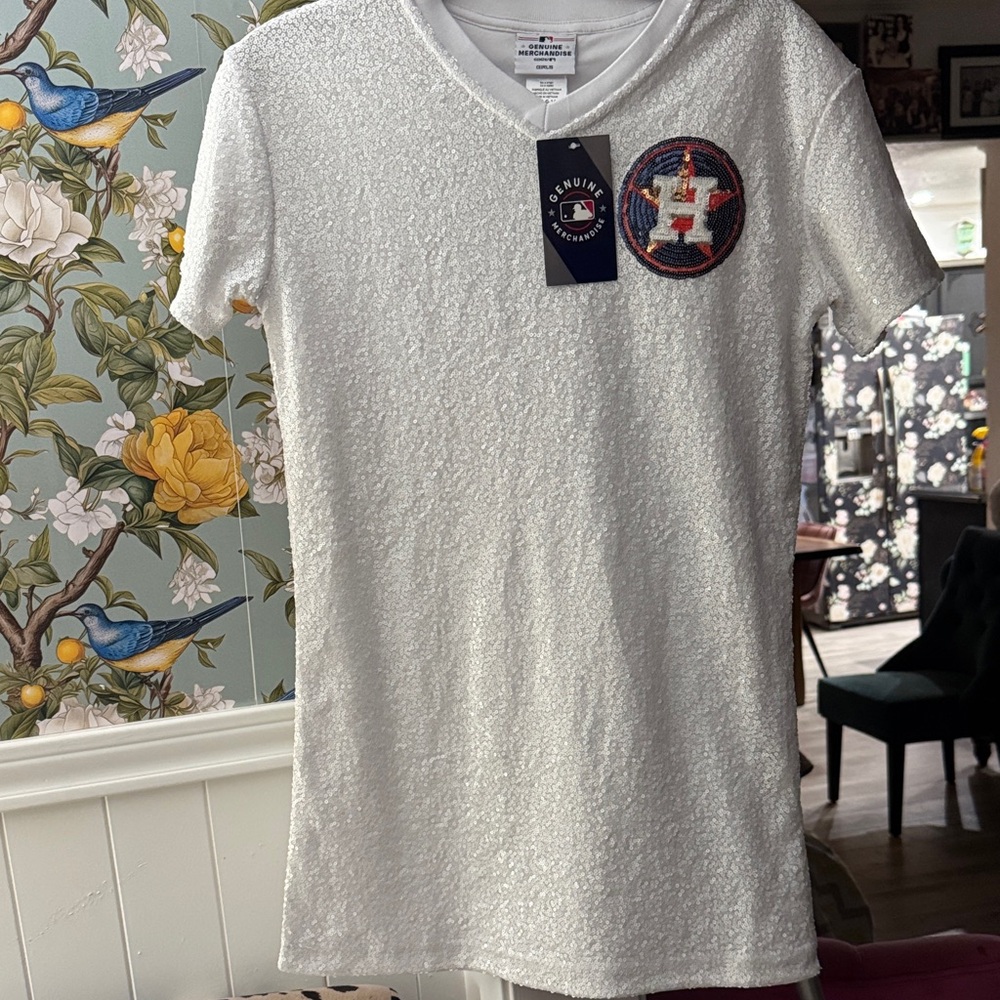 NWT Astros Girls sequin dress